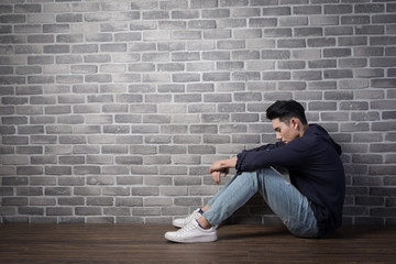 man feel depressed