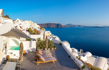 Obraz premium Oia village in Santorini, Greece