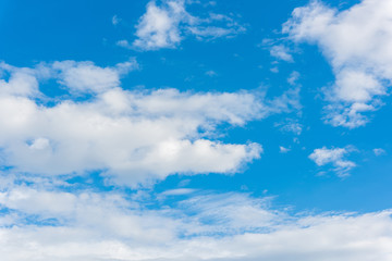 blue sky with cloud