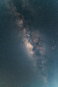 The Milky Way. Our galaxy. This long exposure astronomical photography