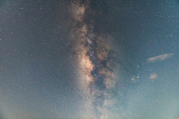 The Milky Way. Our galaxy. This long exposure astronomical photography