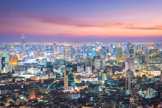 Bangkok city skyscraper.