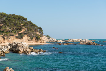 Fototapeta na wymiar Coast Brave (Costa Brava) - Girona (Spain)