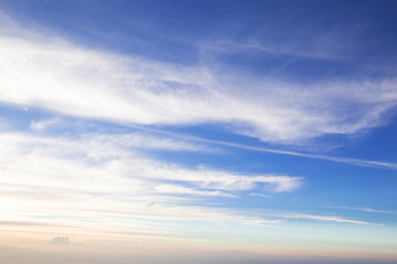 Obraz premium blue sky with cloud 