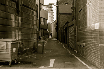 Back Alley Of Sunderland in Sepia - 138167765