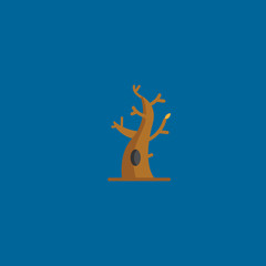 tree icon flat design