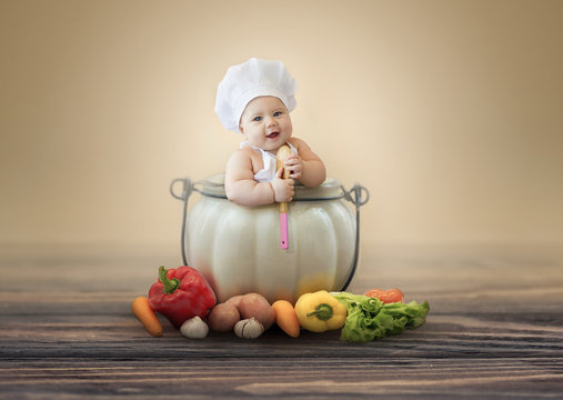 Baby cook Stock Photo by ©kirill_grekov 9124815