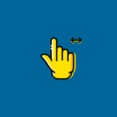Obraz premium tap icon flat design