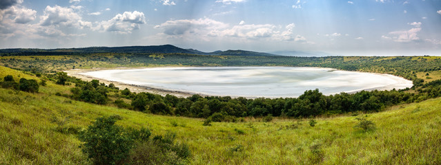 Queen Elizabeth salt lake, Uganda