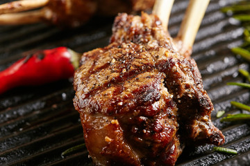 Rack of Lamb Barbecue