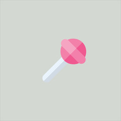 lollipop icon flat design