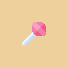 lollipop icon flat design