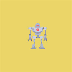 droid icon flat design