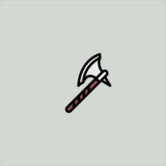 axe icon flat design
