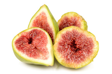 Figs on a white background