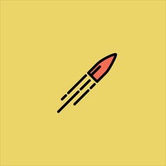 bullet icon flat design