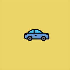 car icon flat design