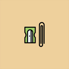 sharpener icon flat design