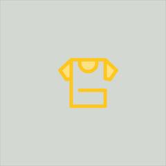 shirt icon flat design