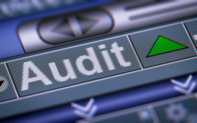 Index of Audit on the screen. Up.