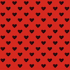 Cute pattern for kids, girls and boys. Creative vector background is made up of hearts and flowers. It can be used to create prints, packaging, invitations, simple designs. Holiday packages.