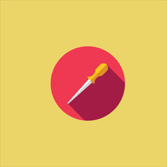 awl icon flat design