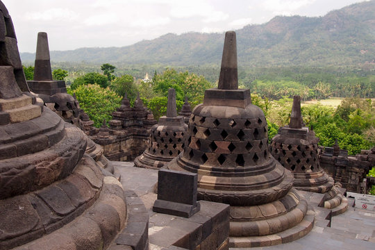 Stupas Tempel Borobudur