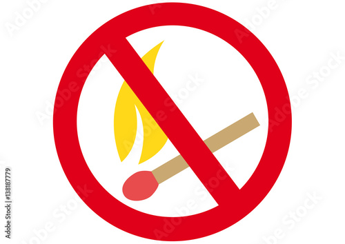 "Schild offenes Feuer verboten" Stockfotos und lizenzfreie Vektoren auf