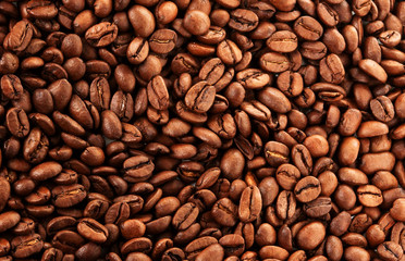 Coffee beans background