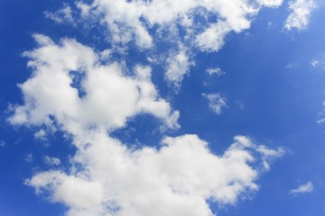 blue sky and cloud beautiful colorful in nature with copy space for add text