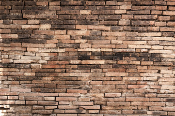 old brick wall background texture,background material of industry building construction for retro background