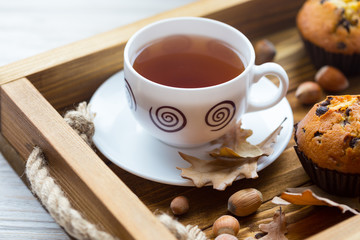 cake and tea
