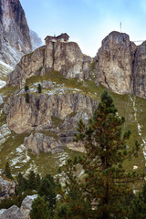 view of the  Rifugio Vajolet