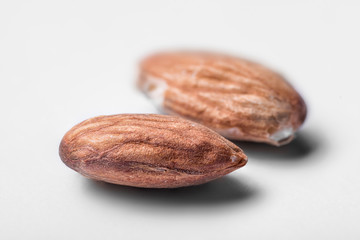Two almonds separated