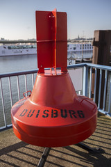 duisburg letter buoy germany