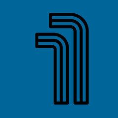 allen icon flat design