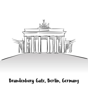 Brandenburg Gate Berlin Greeting Card