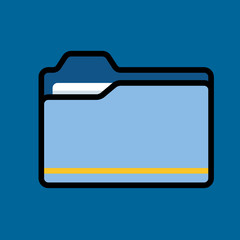 folder icon flat design