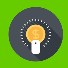 price tag icon flat design