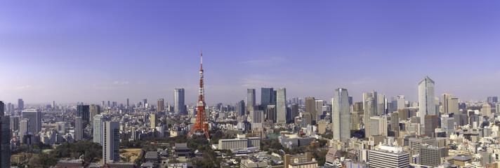 Obraz premium 東京都市風景
