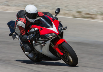 rider on a speed bike