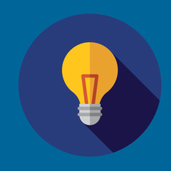 lamp icon flat design