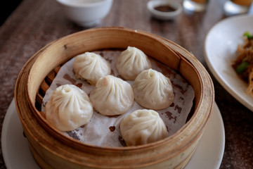 Xiao Long Bao, Streamed Pork Dumplings(Selective Focus)