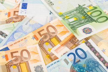 Obraz na płótnie Canvas Euro Background