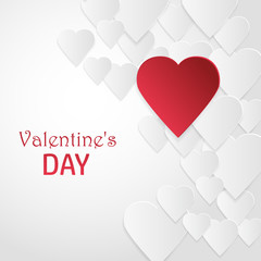 valentine's day background, vector illustration.