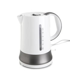 One electric kettle isolated on white background