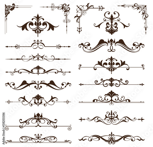 Art Deco Design Elements art deco design elements of vintage ornaments and borders corners Art Deco Design Elements art deco design elements of vintage ornaments and borders corners