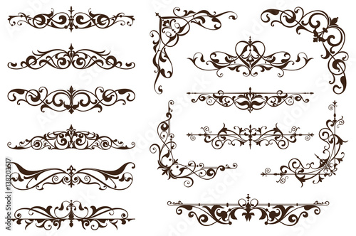 Art Deco Design Elements art deco design elements of vintage ornaments and borders corners Art Deco Design Elements art deco design elements of vintage ornaments and borders corners