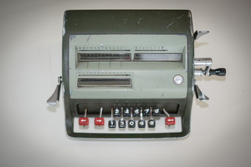 old antique calculator