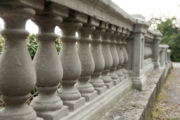 stone balustrade